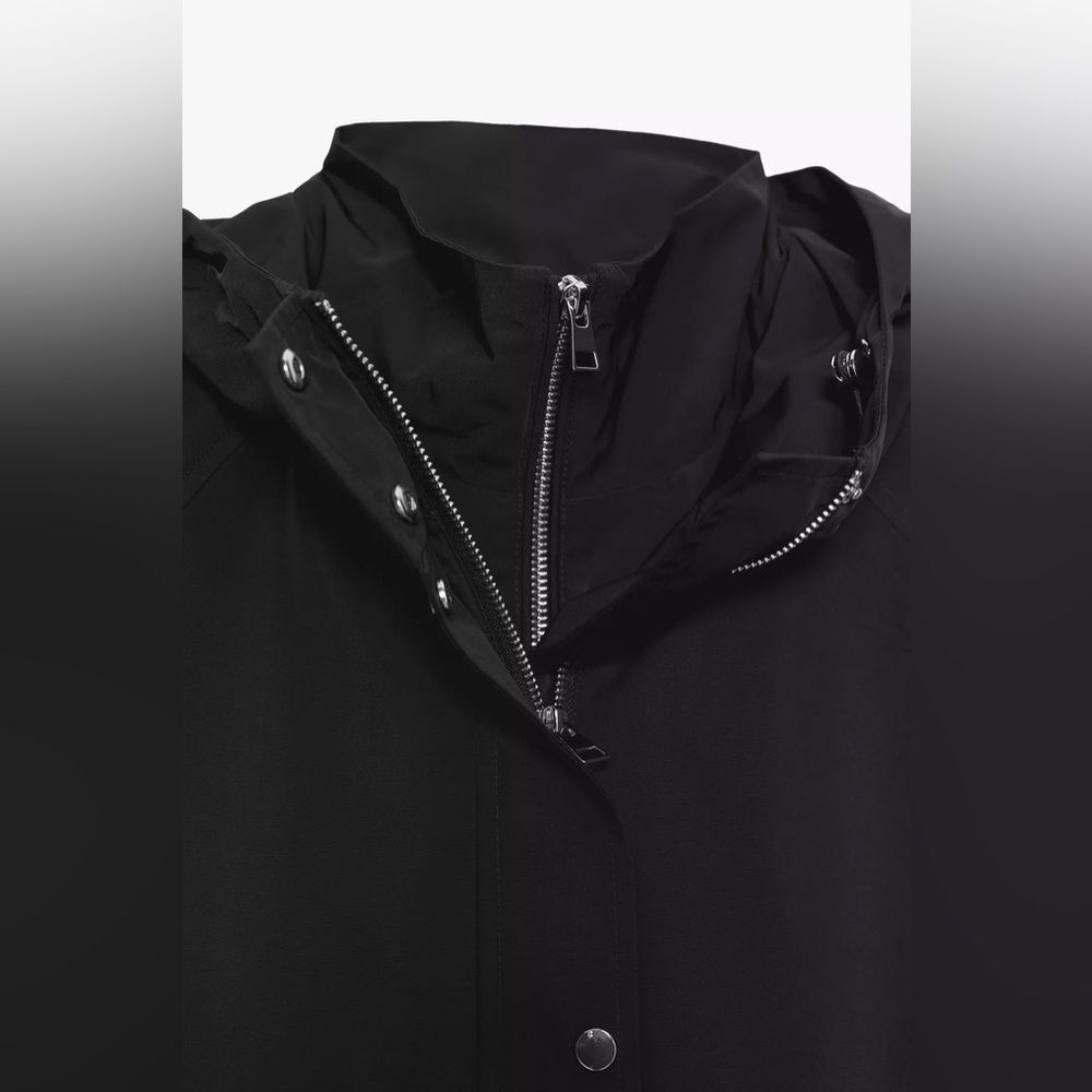 ZARA ADJUSTABLE WAIST HOODED PARKA - Picture 13 of 14